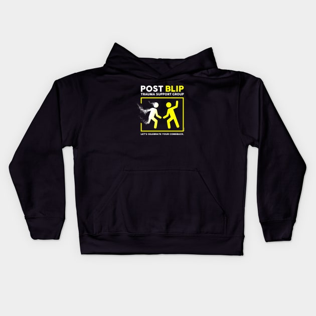 Post Blip Kids Hoodie by wloem